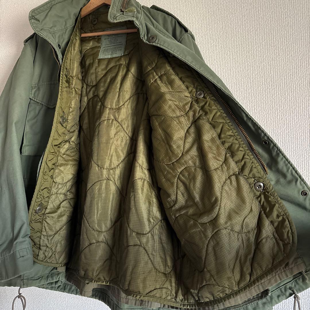 USED USA製 80’s ALPHA M-65 3rd ライナー付 L R