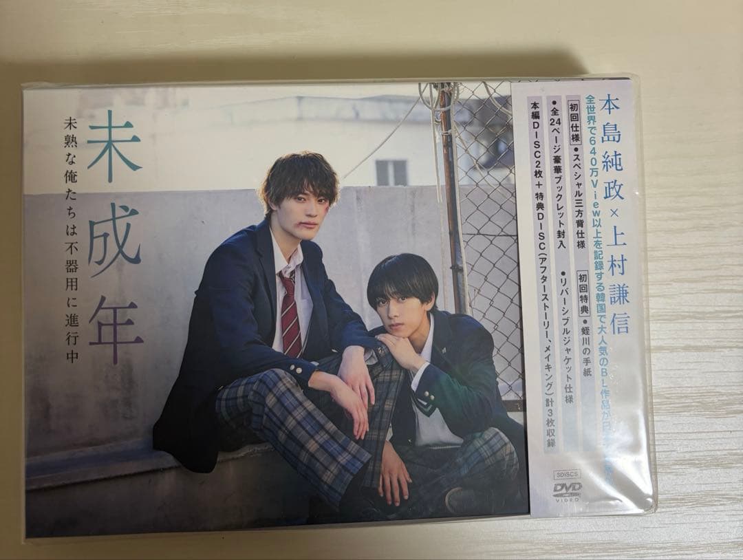 未成年～未熟な俺たちは不器用に進行中～ DVD BOX〈3枚組〉