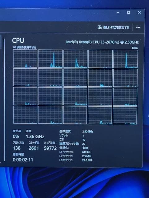 Dell T3610 20スレッドCPU/メモリ32GB/SSD256G＋2TB