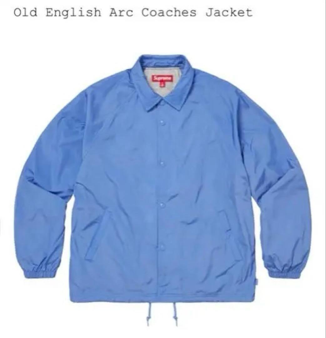 新品supreme/Old English Arc Coaches Jacket