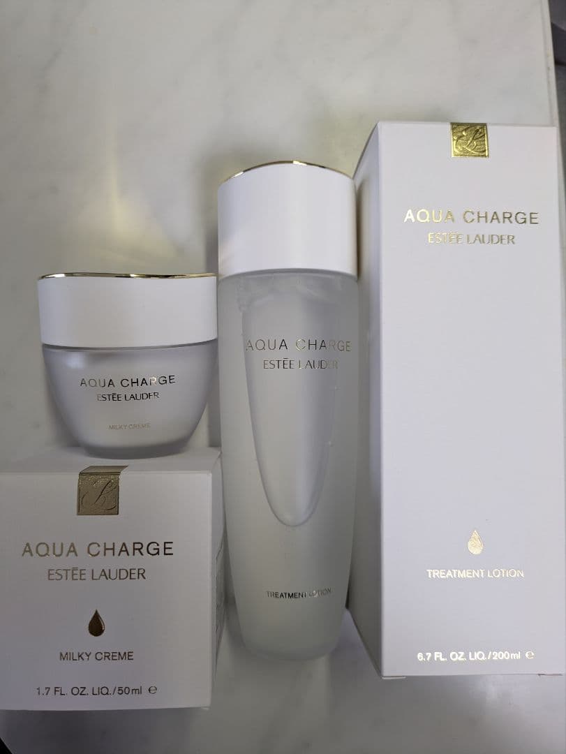 エスティローダー アクアチャージ トリートメントローション&ミルキークリーム
