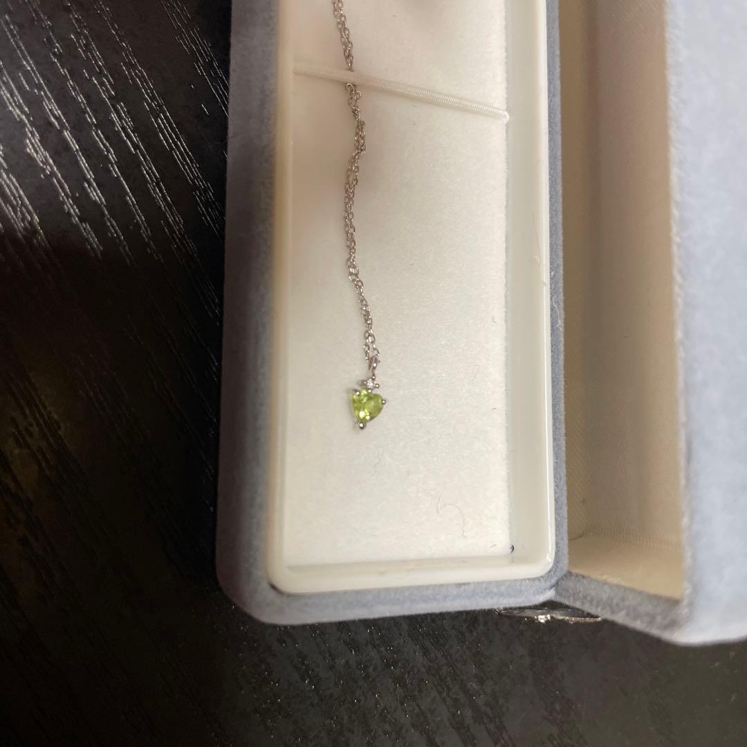 8月誕生石 ペリドット ネックレス