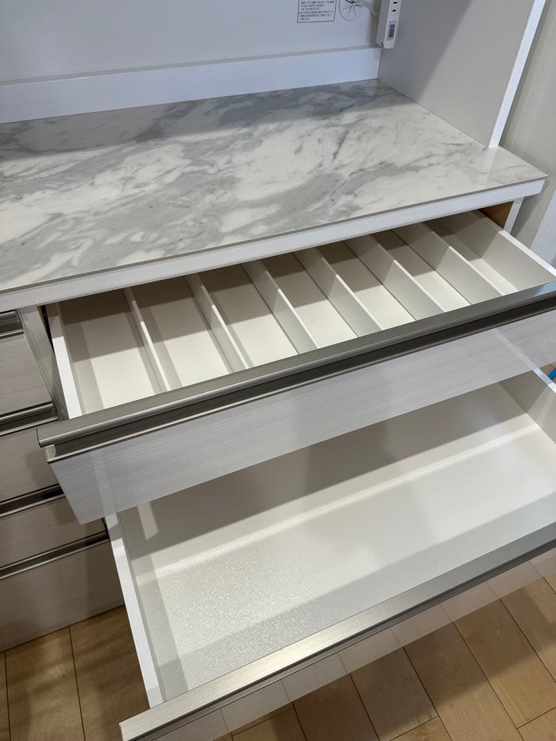 ニトリ リガーレ L140KB 天板人造大理石　保証書付