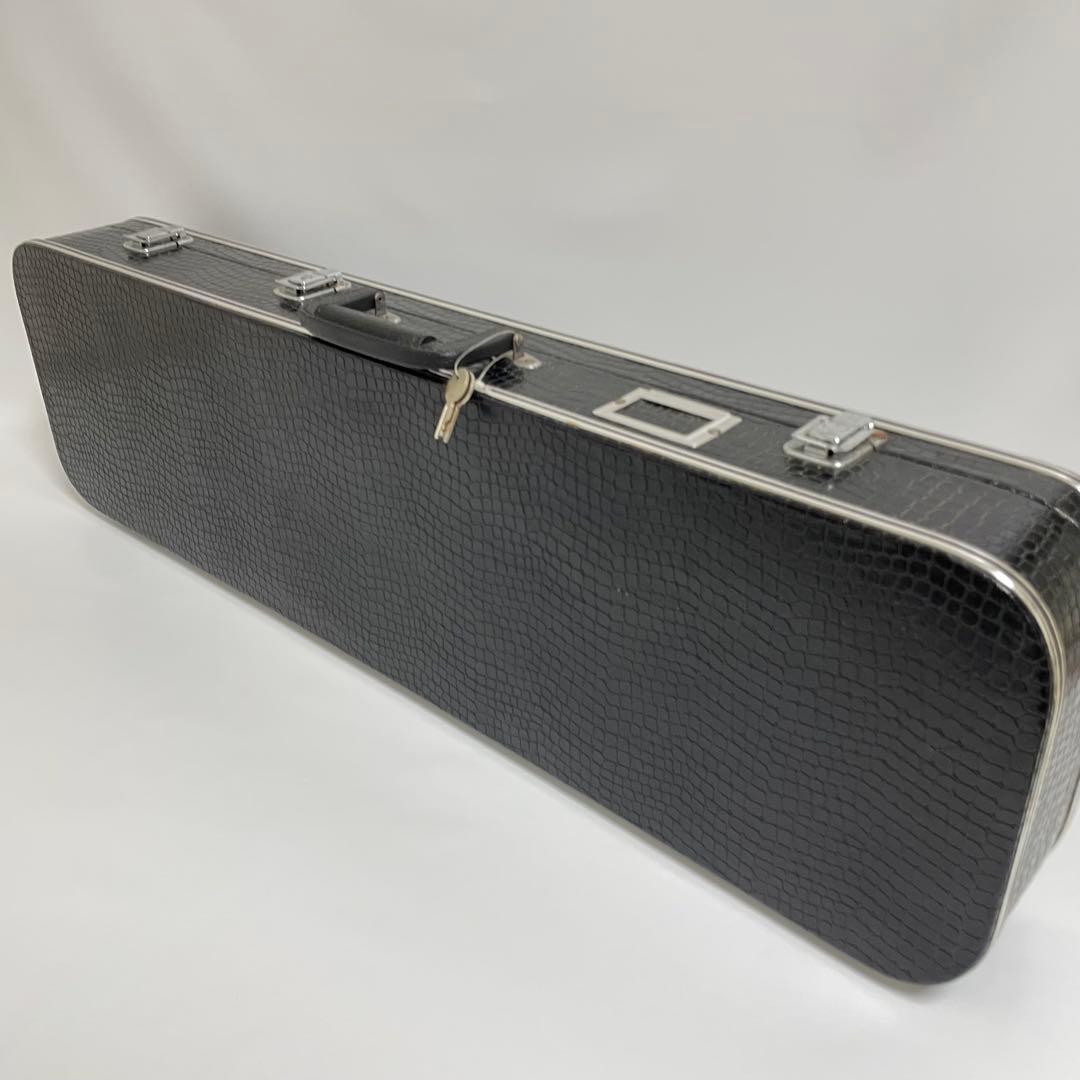 三線　沖縄三線　ハードケース付き　合皮　蛇柄　本体　三味線