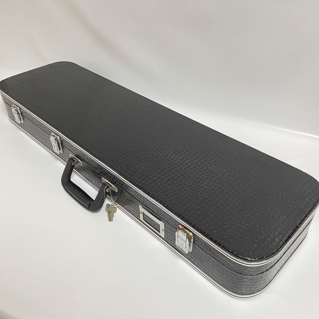 三線　沖縄三線　ハードケース付き　合皮　蛇柄　本体　三味線