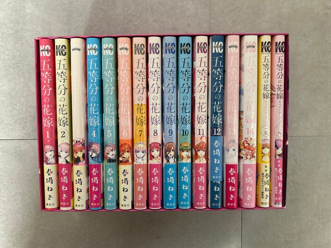 【限定ボックス付き】五等分の花嫁 全巻セット