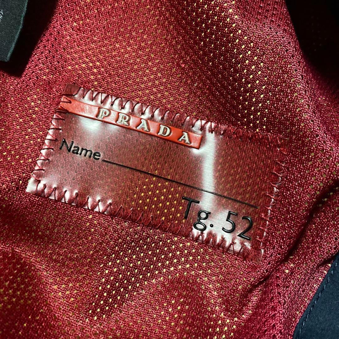 プラダ　PRADA ナイロンジャケット　ネイビー　ゴアテックスXXL 52