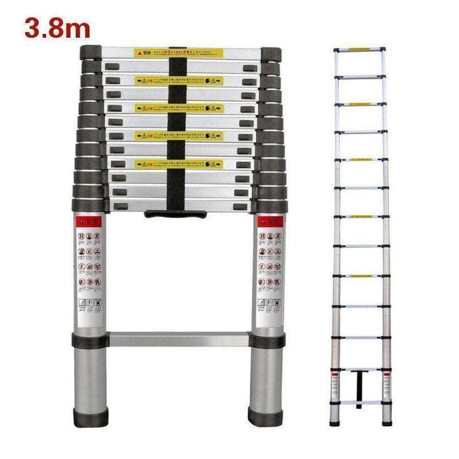 はしご 伸縮 3.8m ハシゴ 梯子 耐荷重150kg ロックスライド32