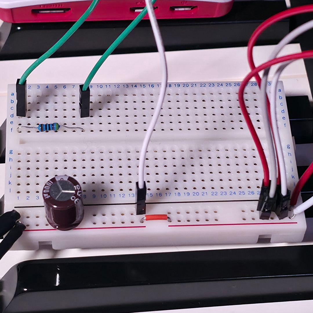 ピアノLEDビジュアライザー 電子ピアノ用 MIDI接続 配線済み