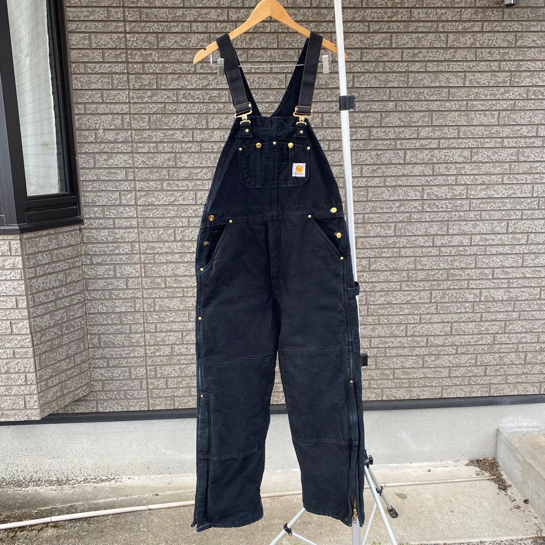 【入手困難】Carhartt USA製 ダブルニー オーバーオール 中綿 ダック