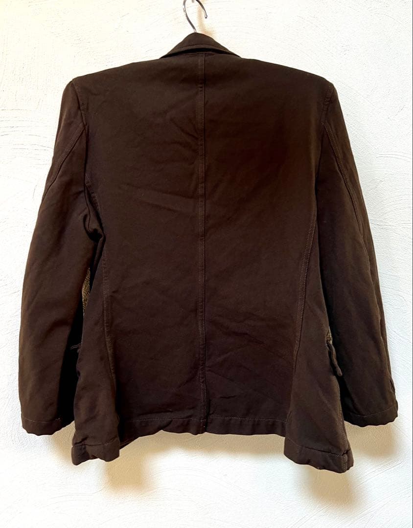 COMME des GARCONS PLUS 縮絨 ジャケット ブラウン S