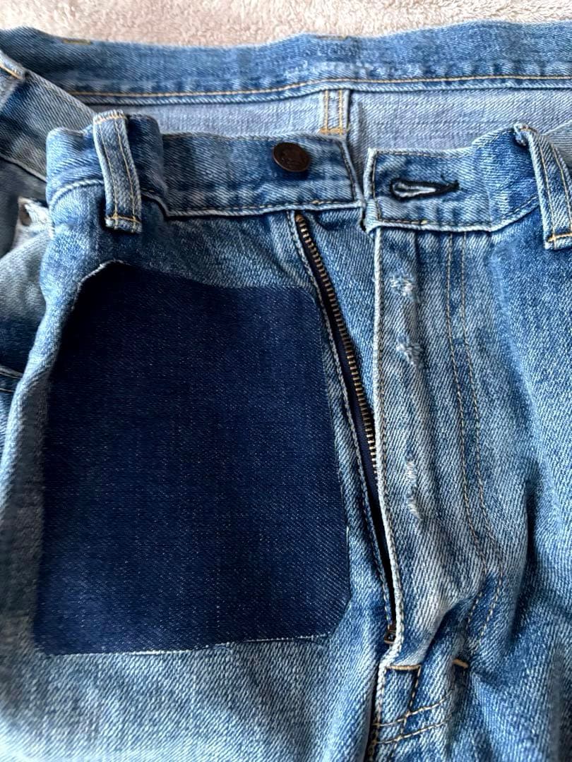 glamb グラム　Mess denim メスデニム　ヴィンテージ加工　赤耳