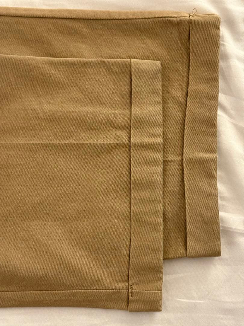 Dickies 刺繍タグ 茶タグ 復刻 ワークパンツ USA製 カーキ 50s