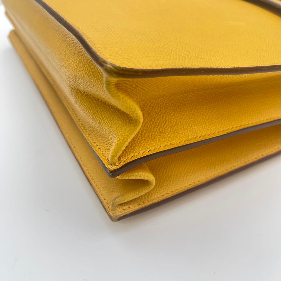 美品✨エルメス　ケリーデペッシュ38 ヴォーエプソン　F刻印　2002年