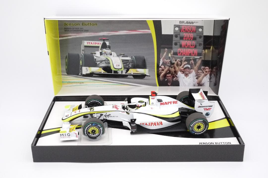 onecar1/18 ブラウンGP BGP001 チャンピオン J.バトン