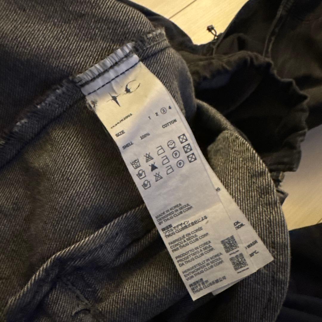 THUG CLUB サグクラブBasic Emblem Denim Jacket