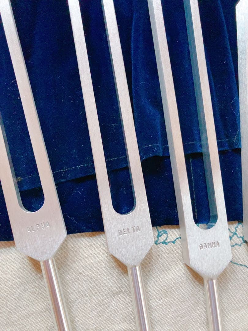 脳波チューナー（ヒーリング音叉）6本セット ハイグレード　Made in USA