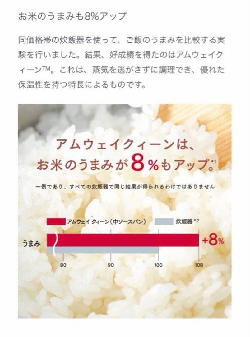 新品未使用 Amway Queen 大ソースパン 鍋