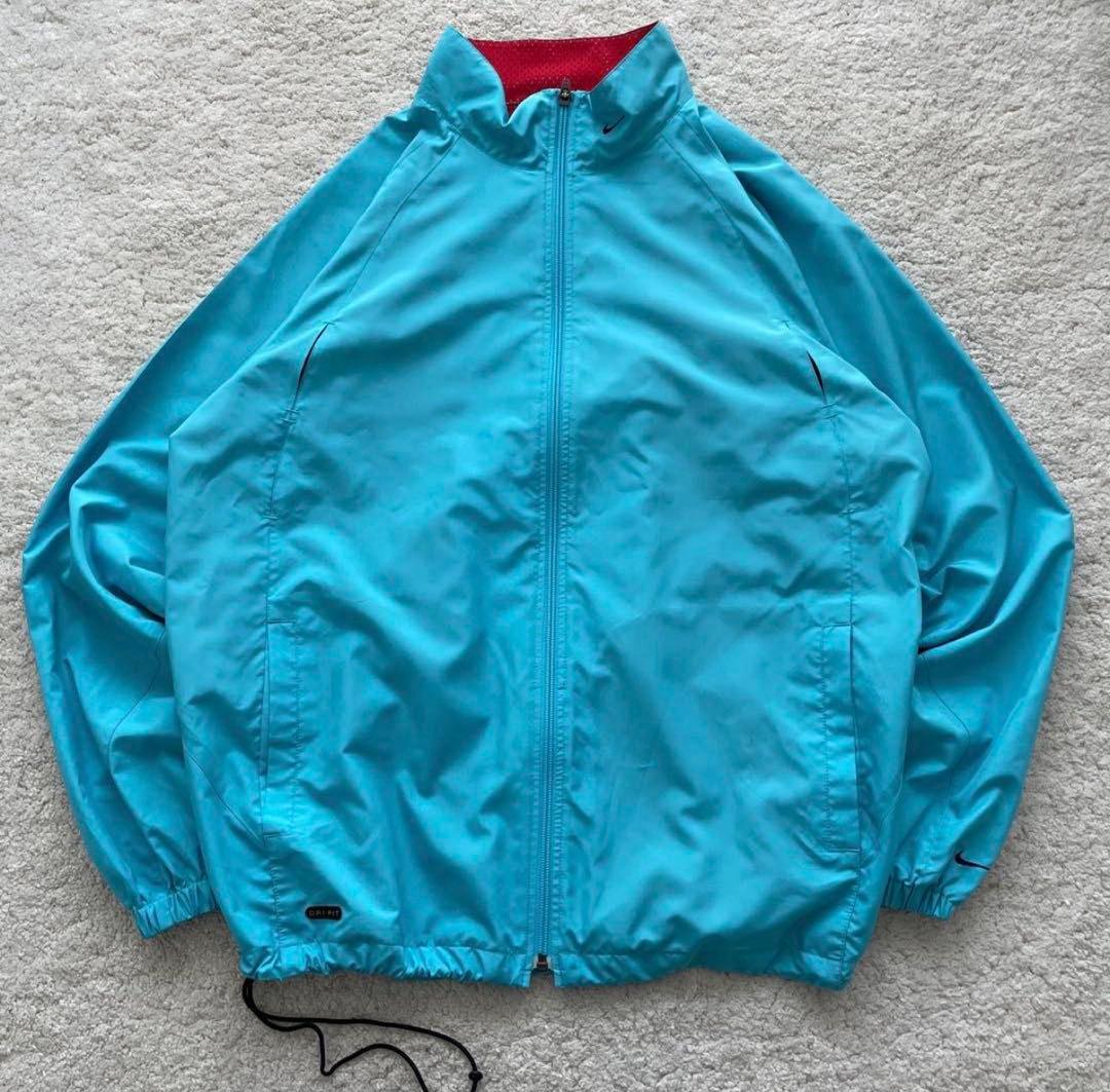 希少 NIKE 00s ナイロンジャケット　テック系　短丈　ドローコード　y2k
