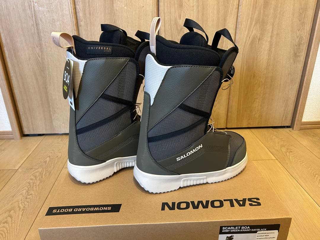 【未使用品】SALOMON SCARLET BOA スノーボードブーツ 23cm