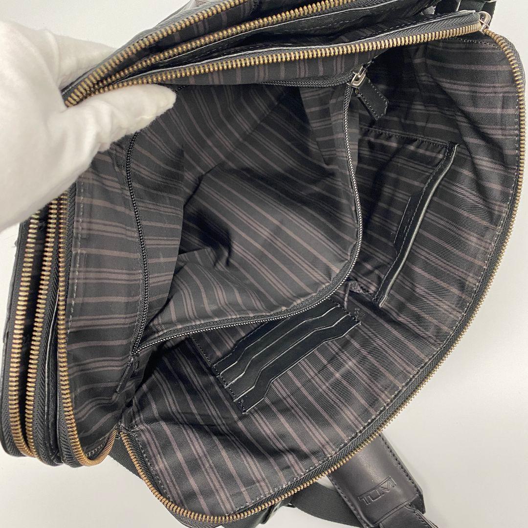 TUMI 68516D ビーコンヒル ブランチスリム ブリーフケース レザー 黒