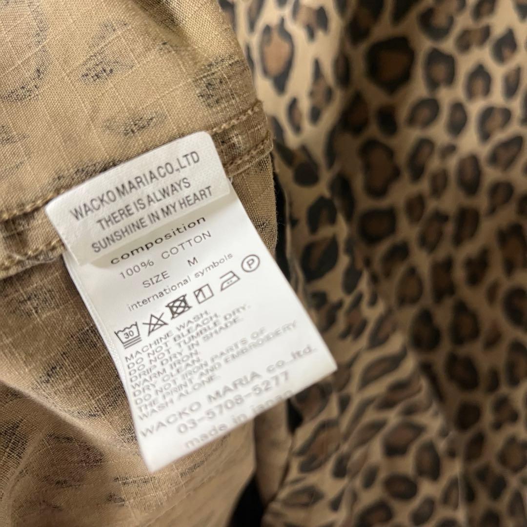 美品 24FW ワコマリア レオパード ジャングル ファティーグ ジャケット