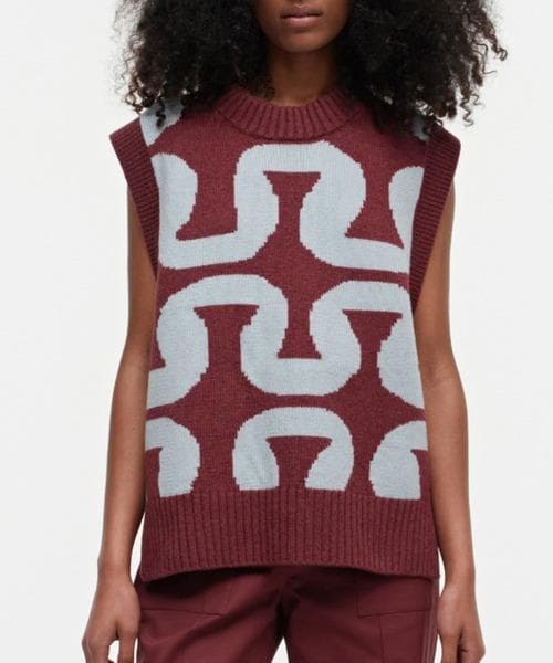 23SS✨ マリメッコ S ニットベスト Eloisasti Koukero