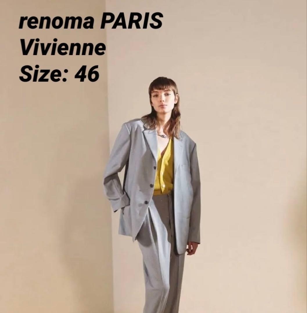 【美品】renoma/レノマ　Vivienne 46
