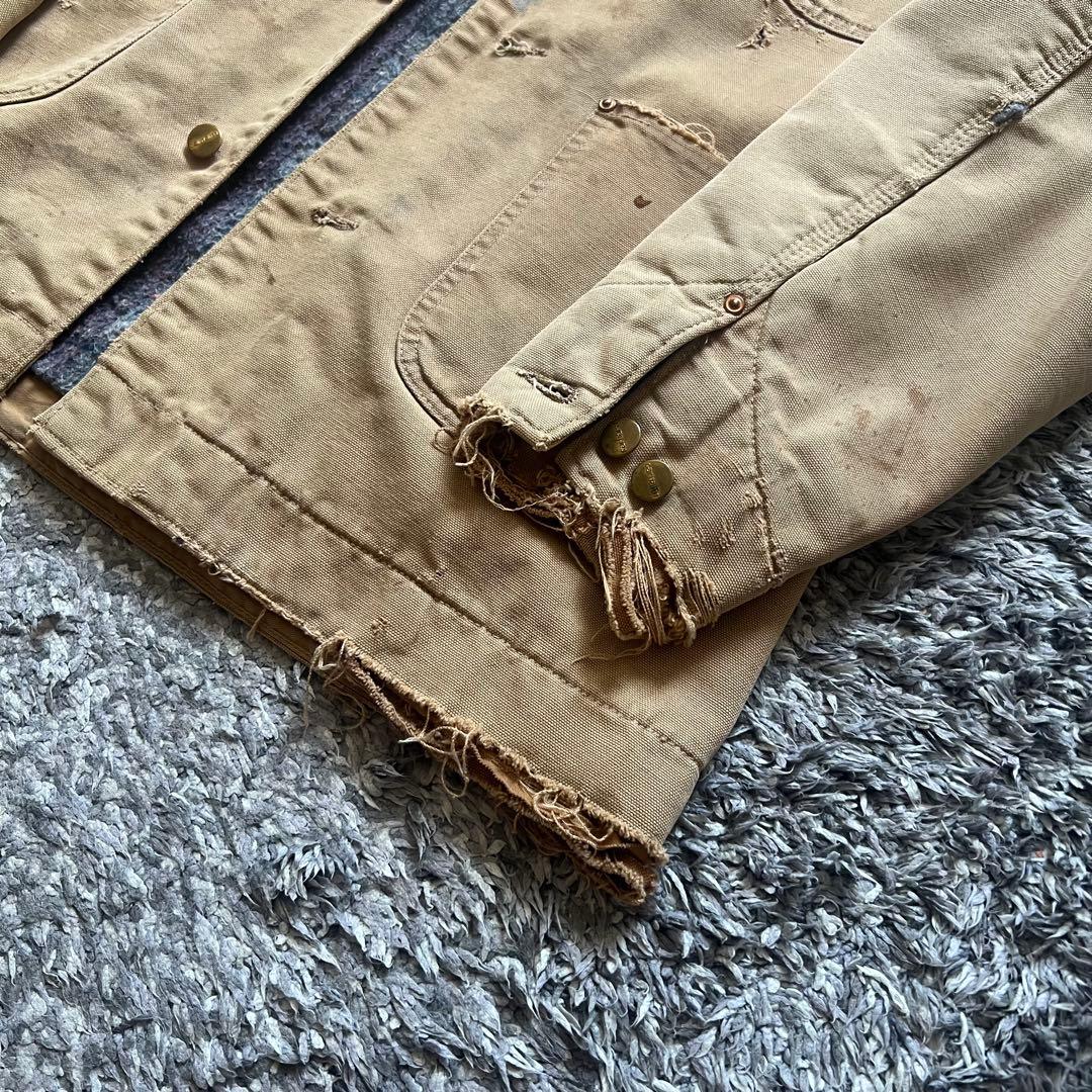 70s カーハート チョアコート 42L ボロ carhartt ジャケット