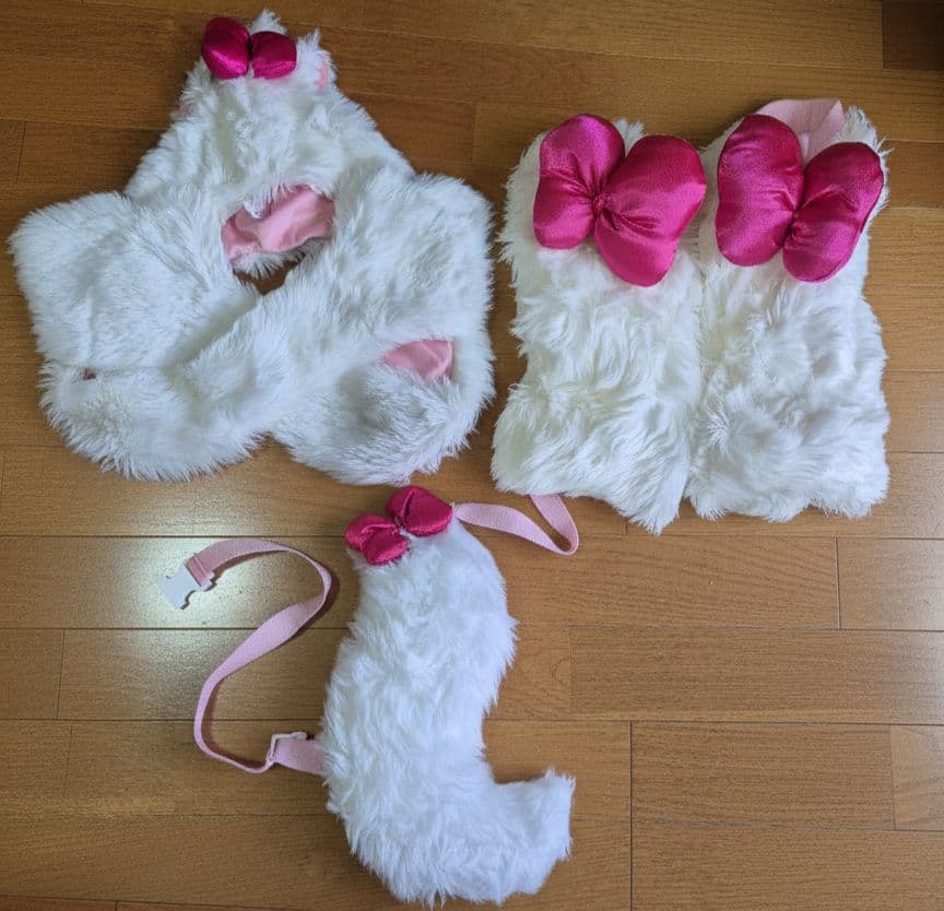 マリーちゃん ファンキャップ マフラー レッグウォーマー しっぽの三点セット