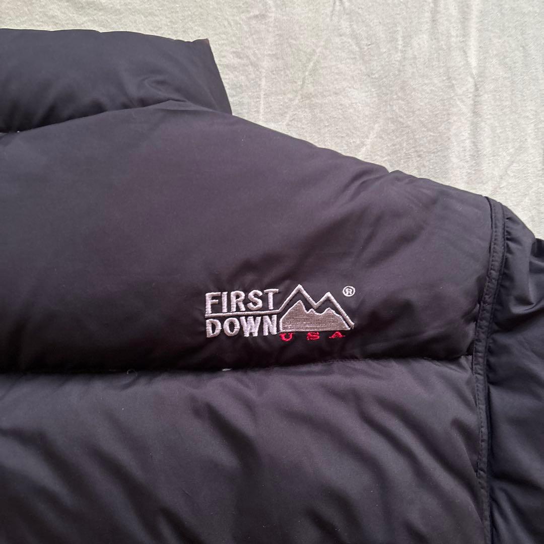 【90s】FIRST DOWN ヌプシ型 ダウンジャケット リバーシブル USA