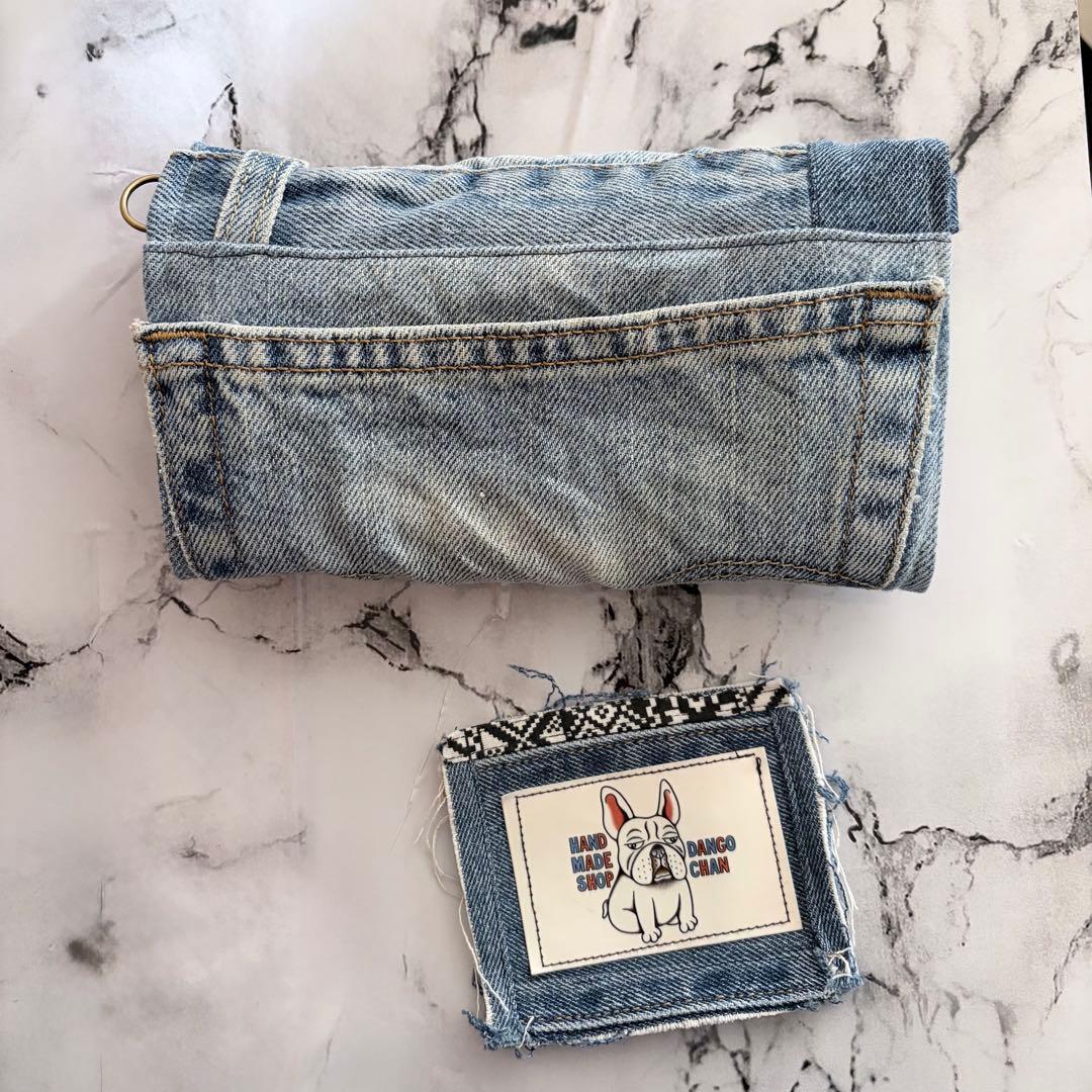 デニム長財布 一点物