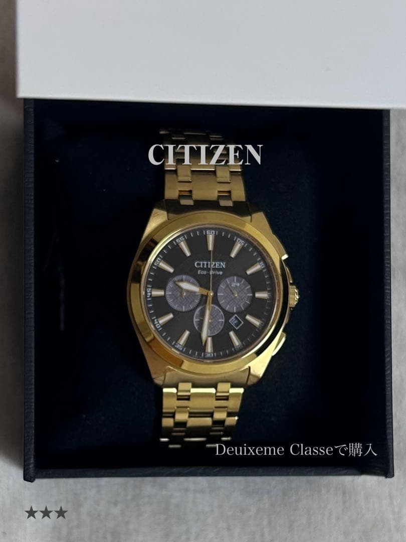CITIZEN シチズン 腕時計　ドゥーズィエムクラス　ゴールド