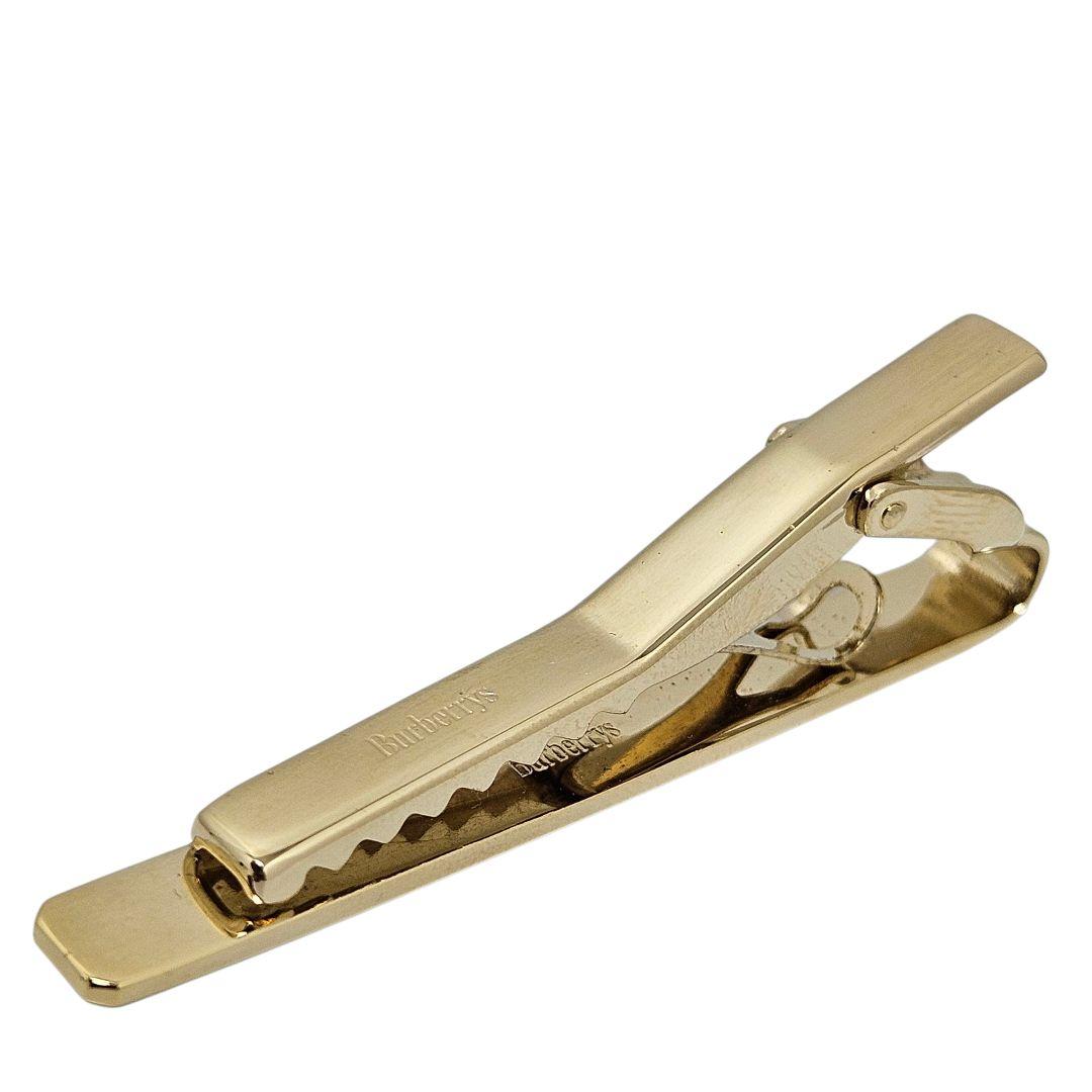 【未使用】Burberrys ネクタイピン カフス ゴールド 騎士 チェック