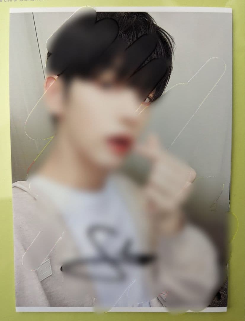 TXT トゥバ スビン 直筆サイン 未公開 セルフィー 生写真