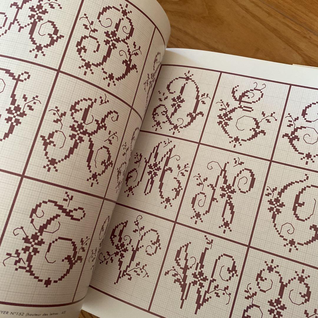 洋書 ALPHABETS ANCIENS A BRODER AU POINT