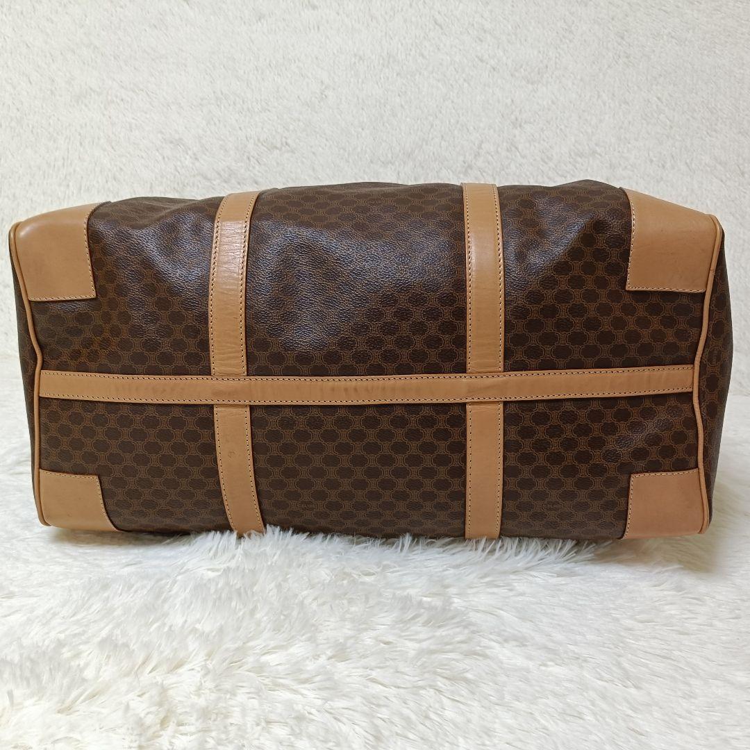 セリーヌ トリオンフ マカダム柄 ボストンバッグ 大容量 パドロック付