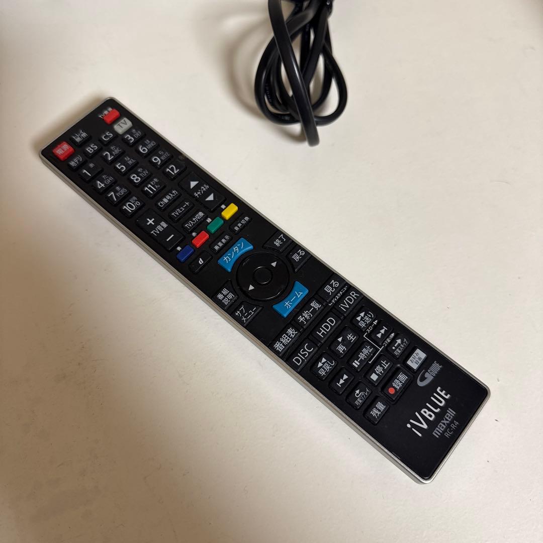maxell BD レコーダーBIV-WS500／付属品あり／純正リモコン