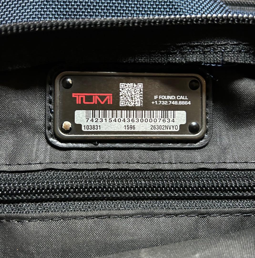 TUMI ビジネスバッグ 2way ネイビー 大容量 限定品