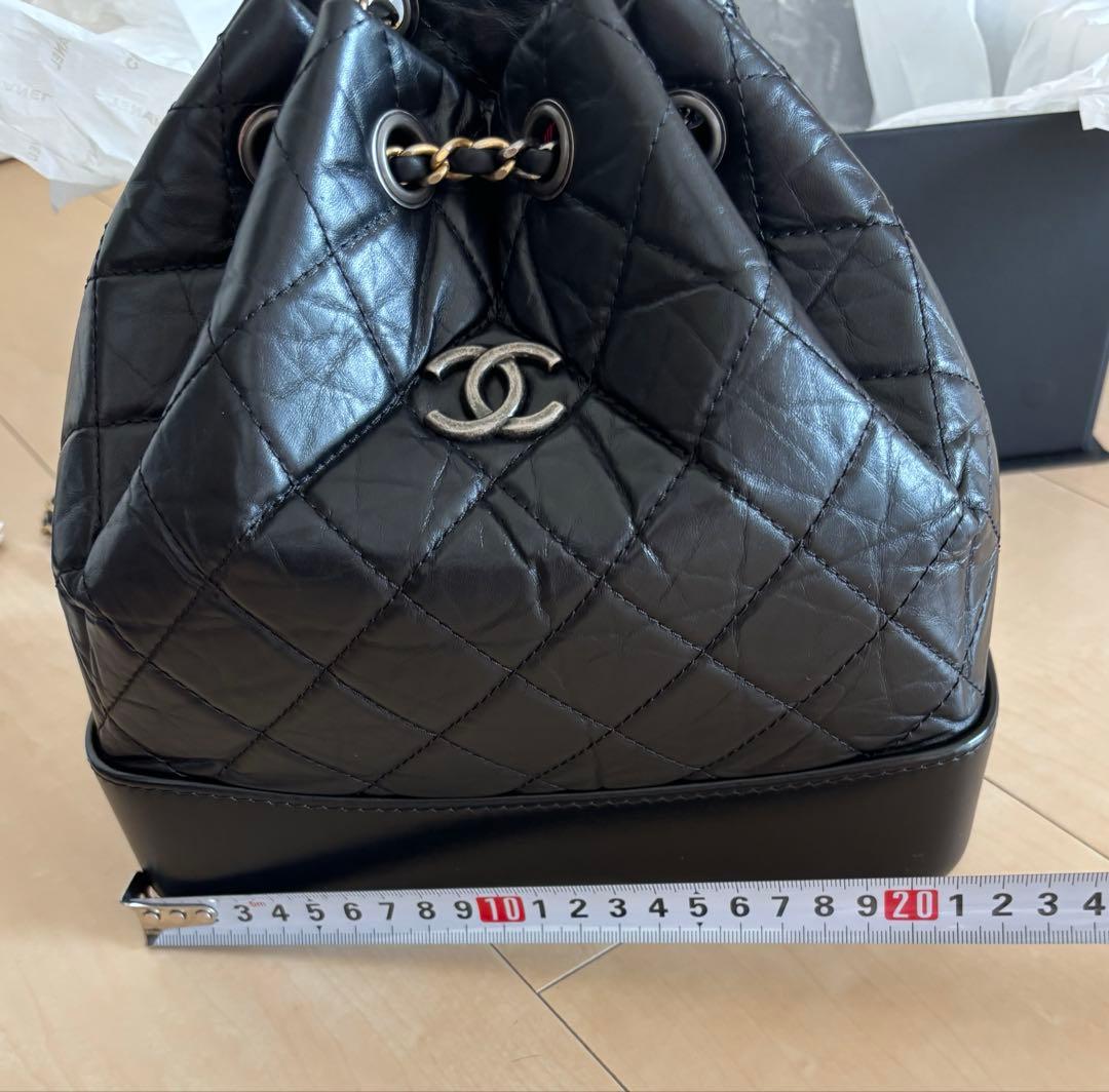 CHANELリュック マトラッセ ココマーク ガブリエル ドゥ バックパック 黒