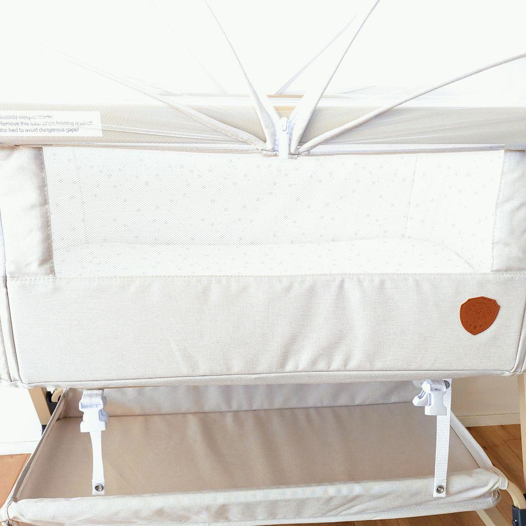 【極美品】大人気カラー　ベージュ　HZDMJ ベビーベッド