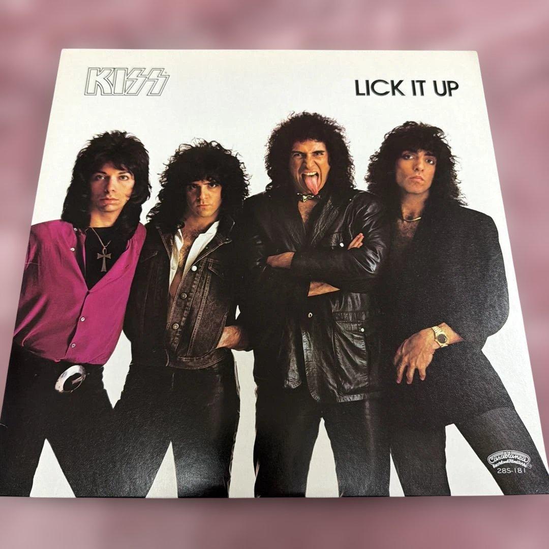 KISS LICK IT UP 12インチレコード
