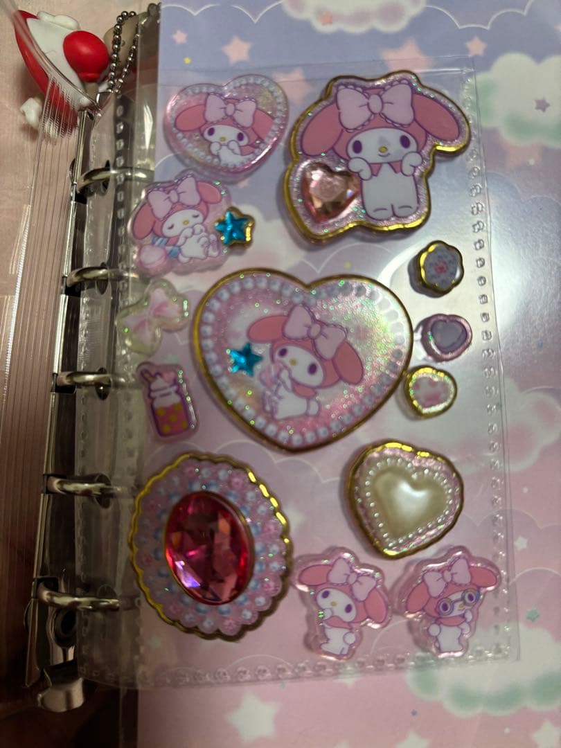 美品 シール帳 完成品 サンリオ ストーンシール ボンボンドロップシール2冊