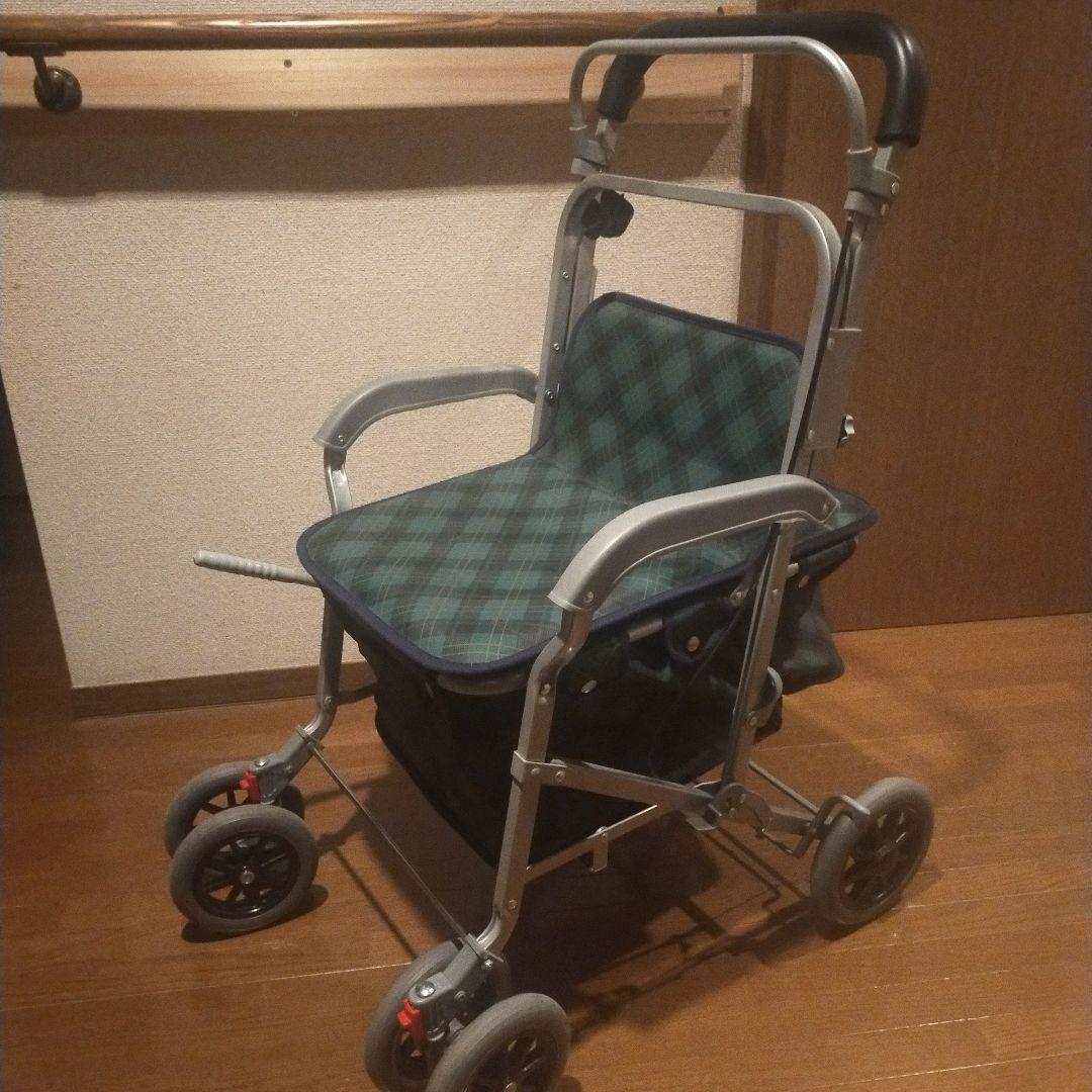 シルバーカー 介護用品 歩行器 歩行補助器 ほぼ新品 歩行器