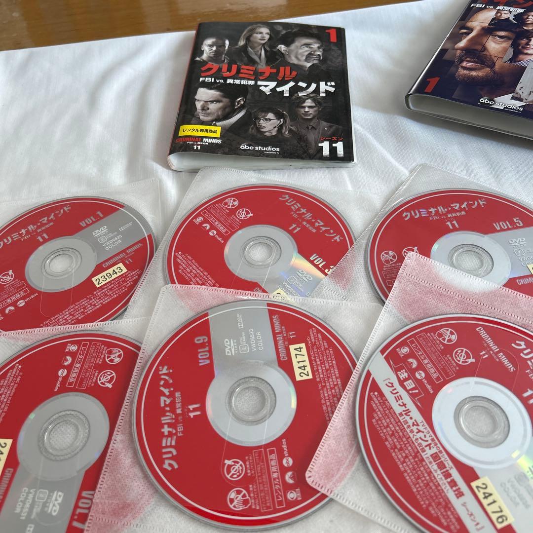 クリミナルマインド シーズン7〜ファイナルDVDセット　途中巻からです。