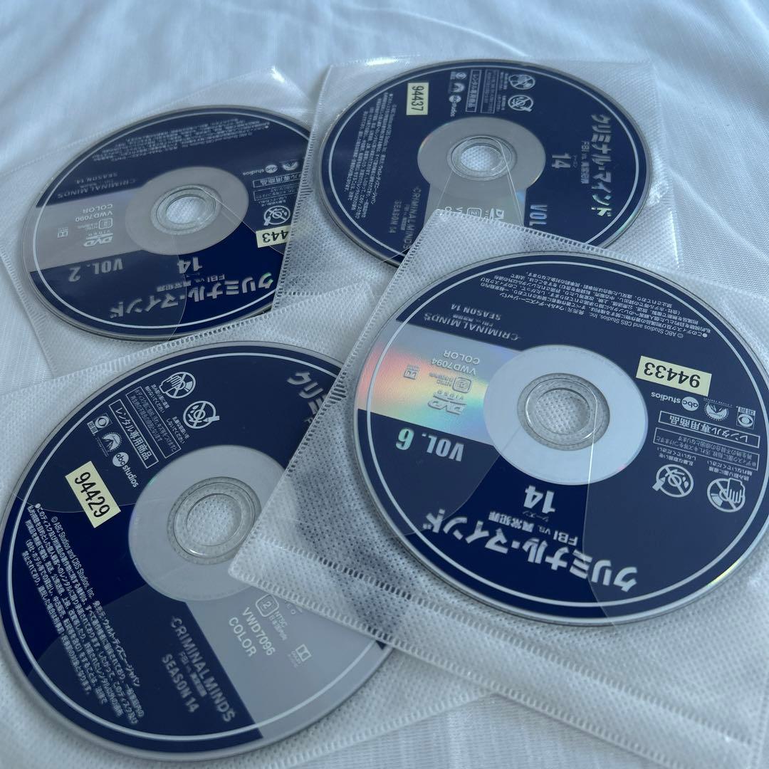 クリミナルマインド シーズン7〜ファイナルDVDセット　途中巻からです。