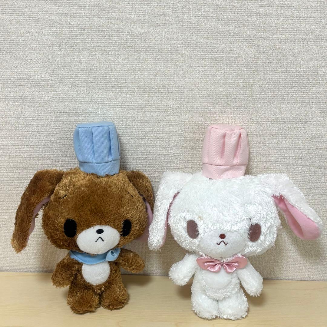 シュガーバニーズ ぬいぐるみ しろうさ くろうさ 4点セット