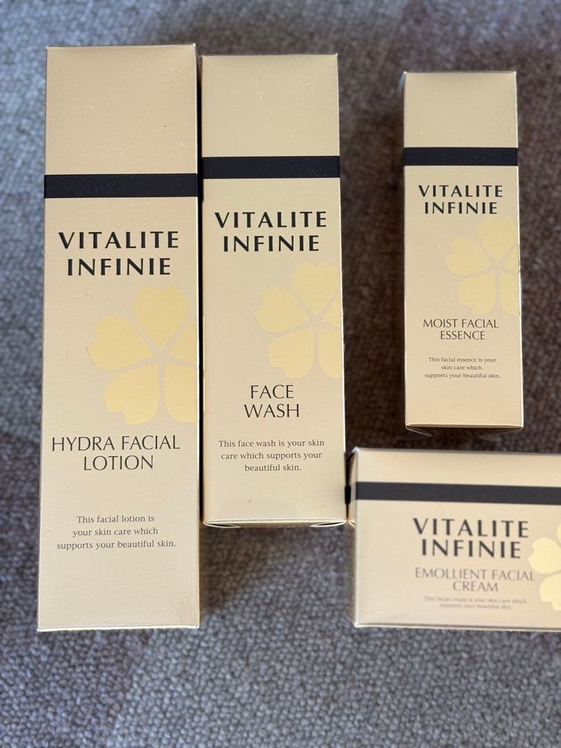VITALITE INFINIE 洗顔料 化粧水 美容液 クリーム 4点セット