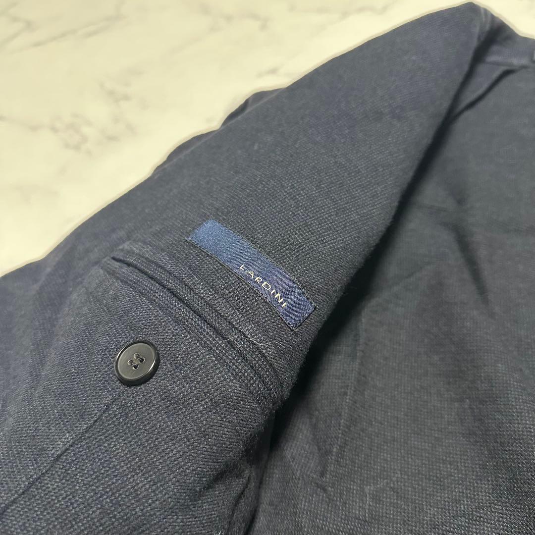 希少　ラルディーニLARDINI ダブルテーラードジャケット　ネイビー　紺　44