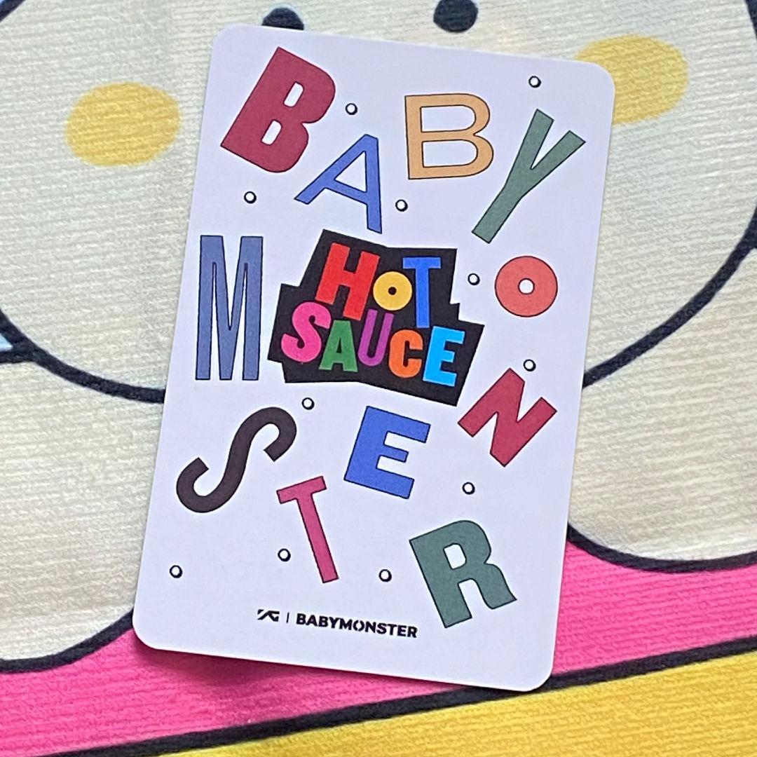 BABYMONSTERアヒョン Hot Sauce事前収録 トレカ